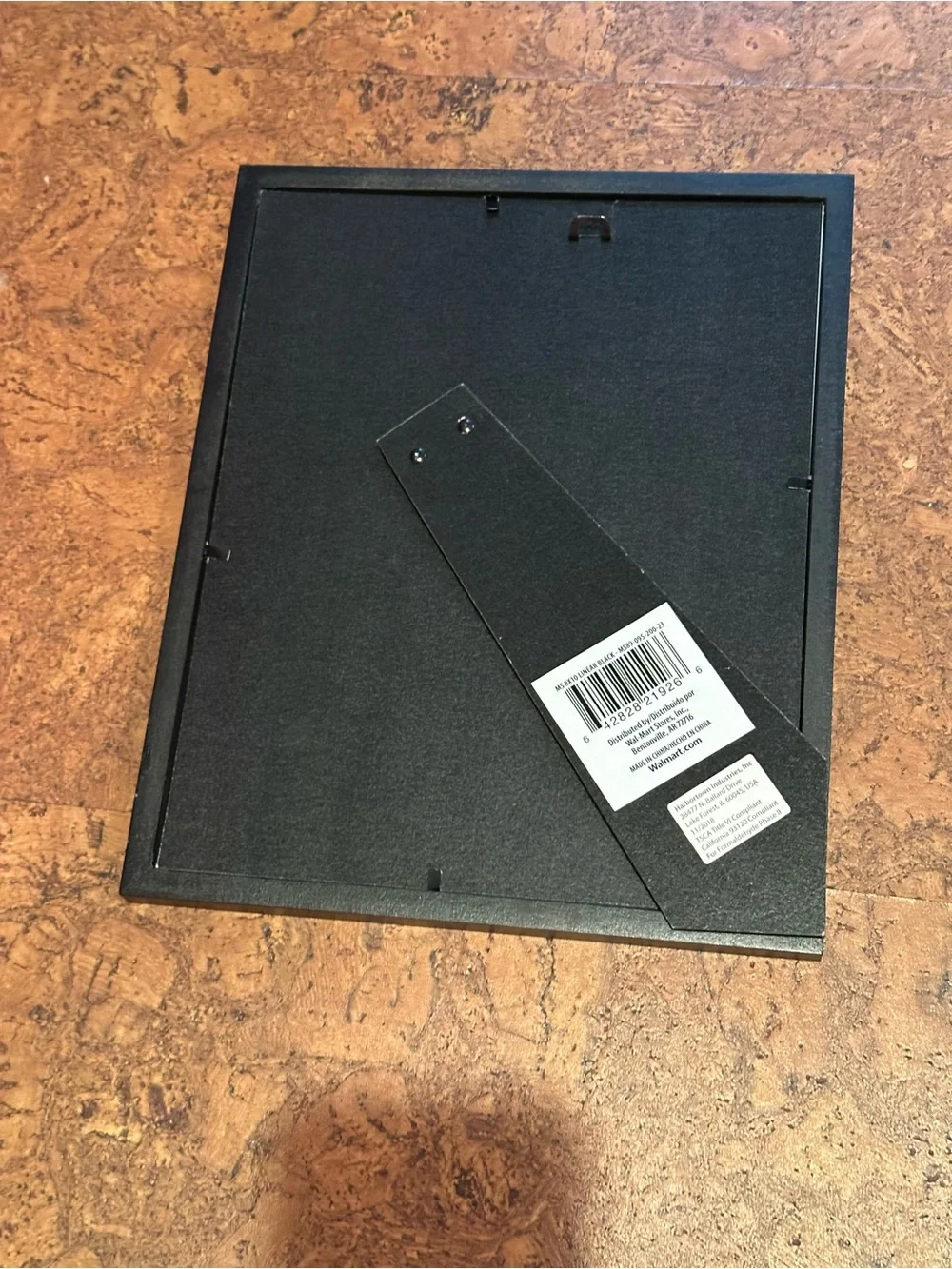 Mainstays Black Photo Frame with Clear Glass - 8x10